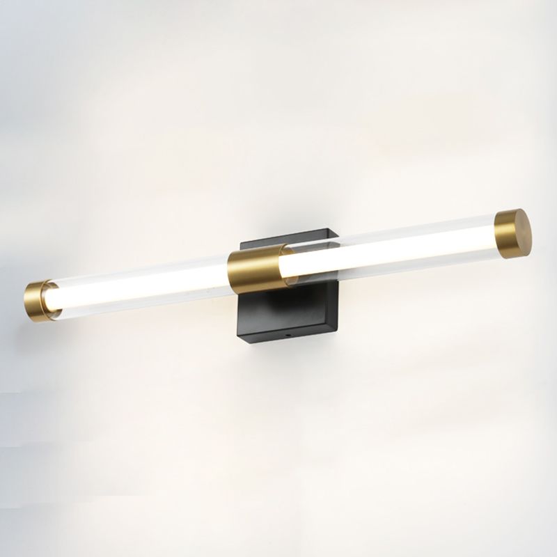 Contemporary Mirror Front Lighting LED Vanity Wall Light Fixtures with Acrylic Shade