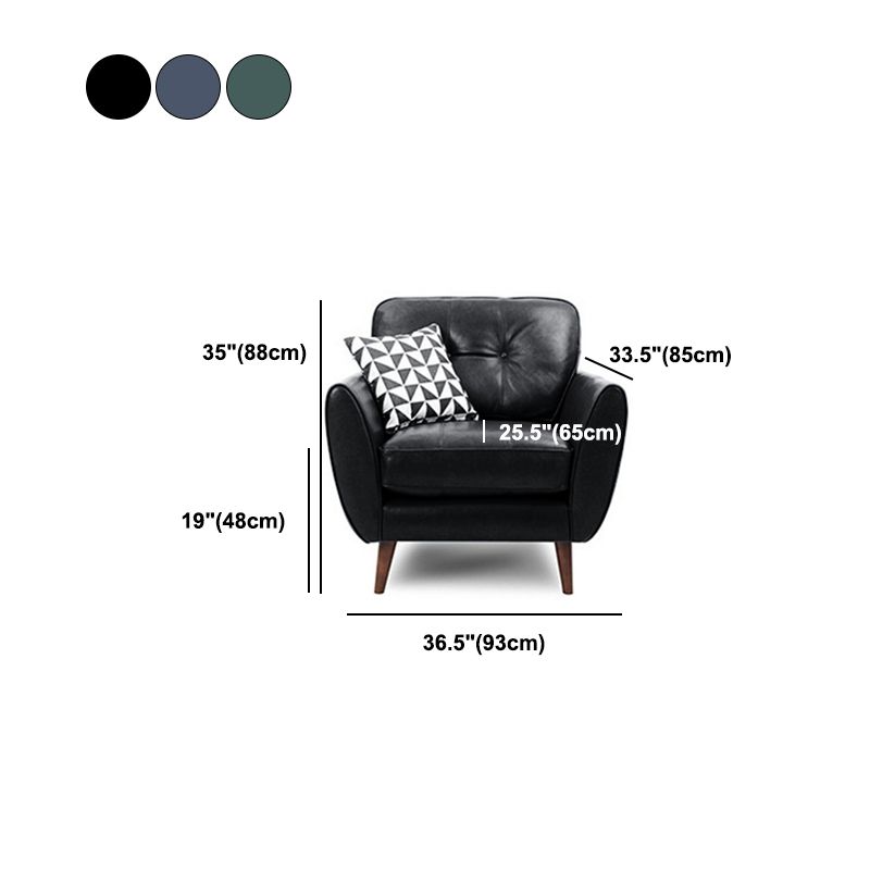 Glam Tufted Split-Back Standard Living Room Pillow Top Arm Sofa