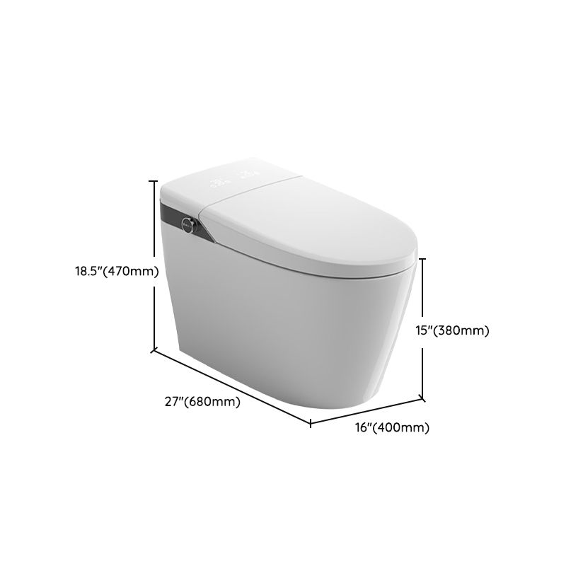 Modern One Piece Toilet Concealed Tank Toilet Bowl for Washroom