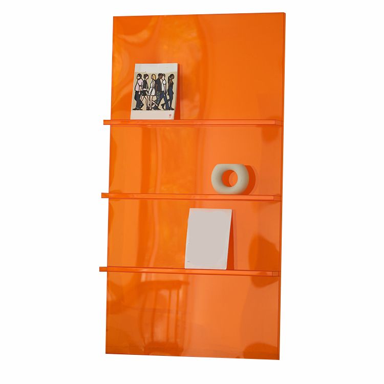 Scandinavian Acrylic Etagere Bookshelf Closed Back Vertical Bookshelf