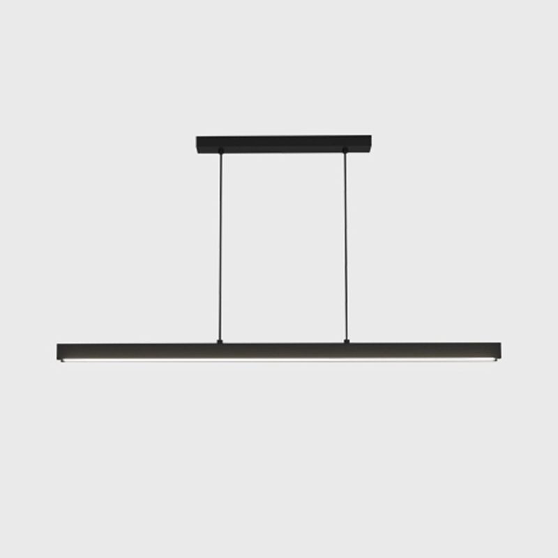 Contemporary Kitchen Pendant Light Metal Linear Island Pendant Light