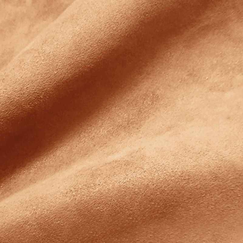 Minimalist 27.6-In H Sofa and Chaise Brown & Beige Sofa with One Side Arm