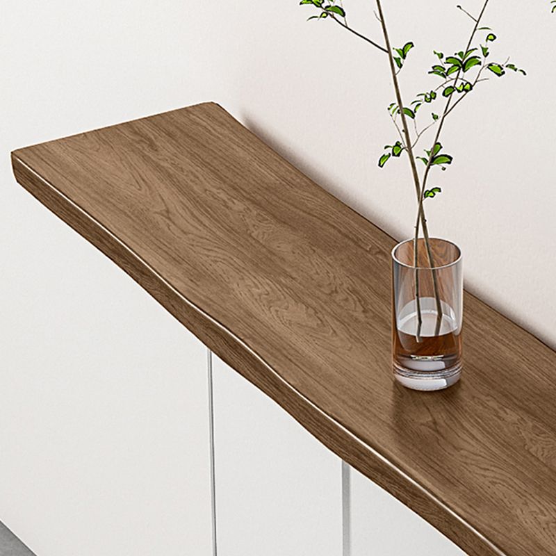 Rectangle Acrylic Console Table 11.8" W Contemporary End Table