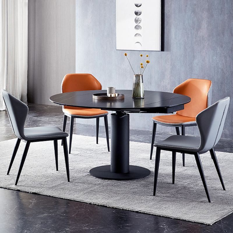 Modern Dining Set Stone 1/2/3/5/7 Pieces Dining Turntable Furniture for Home
