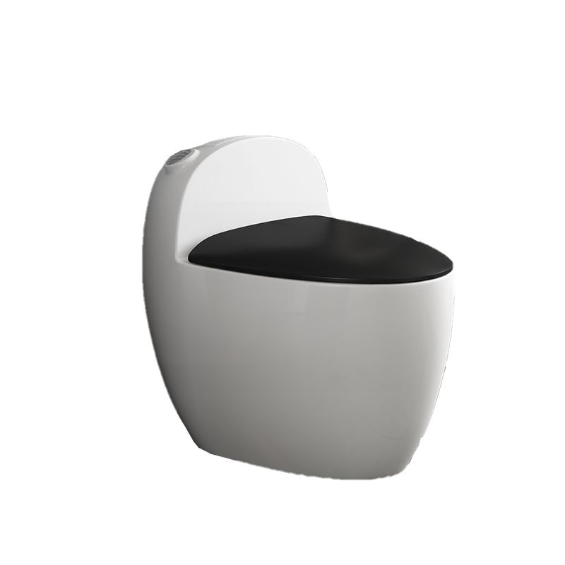 Contemporary Siphon Jet Toilet Bowl One Piece Skirted Urine Toilet with Seat