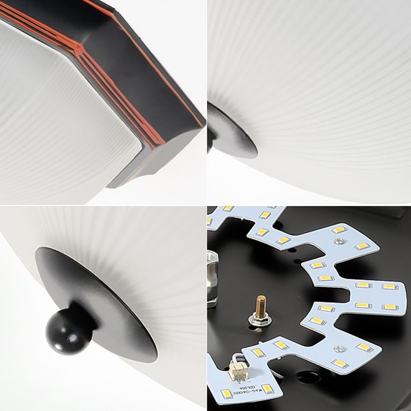 12.5" Wide Bowl Flush Mount Classic Glass Flush Ceiling Light for Entry