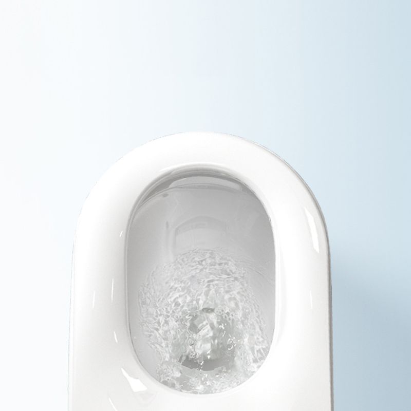 Siphon Jet Toilet Bowl Contemporary Floor Mounted Toilet for Bathroom