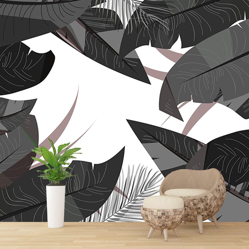 Tropical Wall Mural Wallpaper Plants Decorative Eco-friendly Wall Art