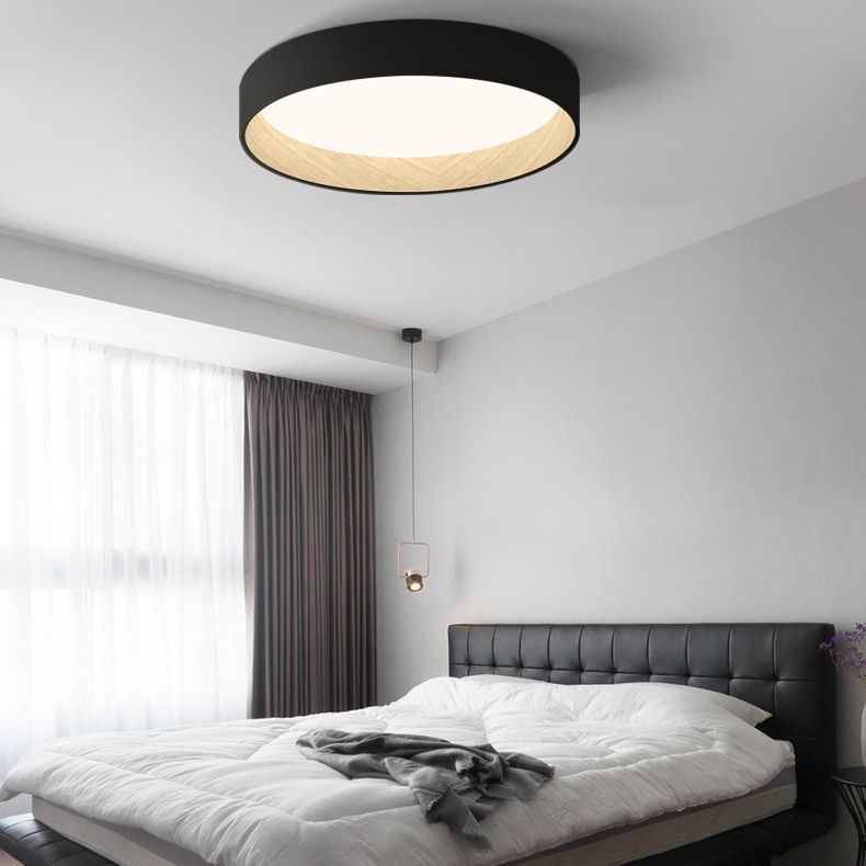Acrylic Circular LED Flush Mount in Modern Concise Style Aluminium Indoor Ceiling Light