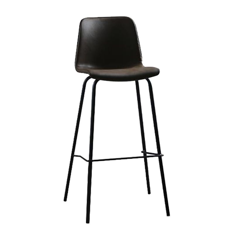 Bucket Dining Stools Contemporary Bar Stools with Metal Base