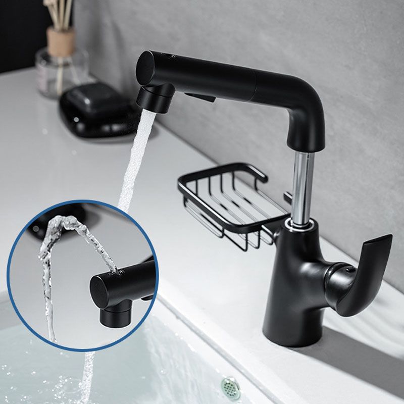 Industrial Sink Faucet Solid Color Centerset Bathroom Sink Faucet with Drain Assembly