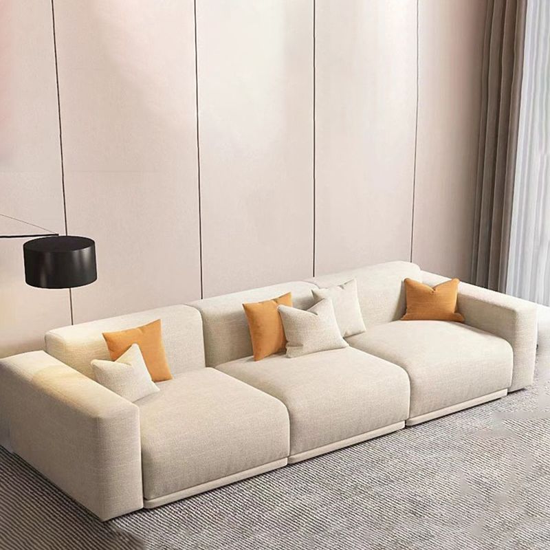 Scandinavian Tight Back Square Arm Sofa/Sectional with Stationary for Living Room