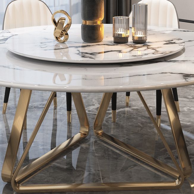 Traditional Luxury Dining Table Round Dining Table for Dinner Room