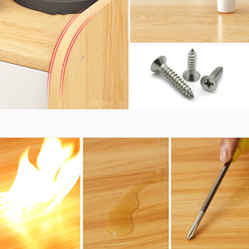 Closed Wood Bookcase Modern Minimalist Home Living Room Standard Bookshelf