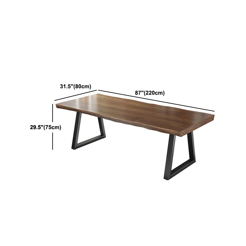 Industrial 1/2 Pieces Dining Set Solid Wood Dining Table for Home Use
