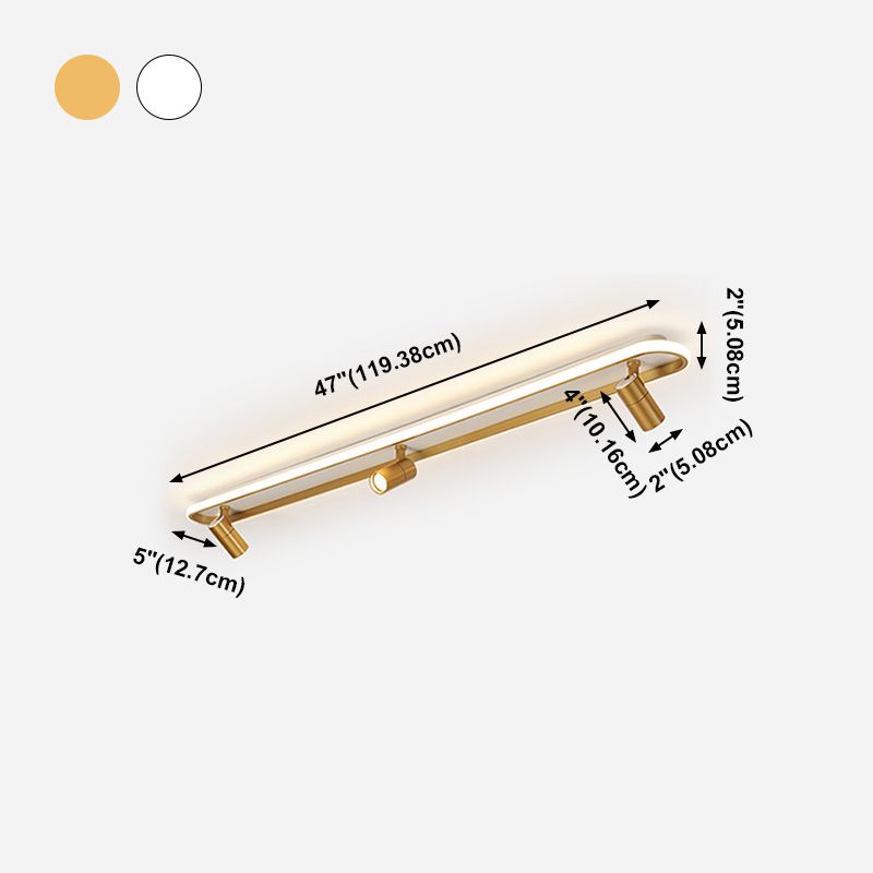 Plafonnier LED sur Rail en forme de géométrie, montage encastré en fer, Style moderne et Simple, pour magasin de vêtements
