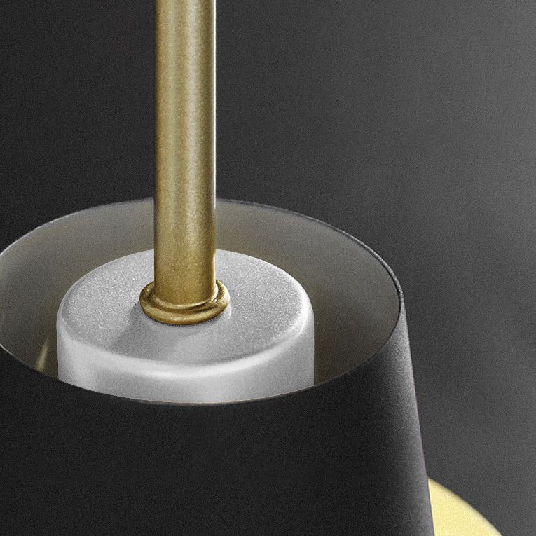 Cone Shape Metal Vanity Lamp Industrial Style 1 Light Vanity Light Fixture