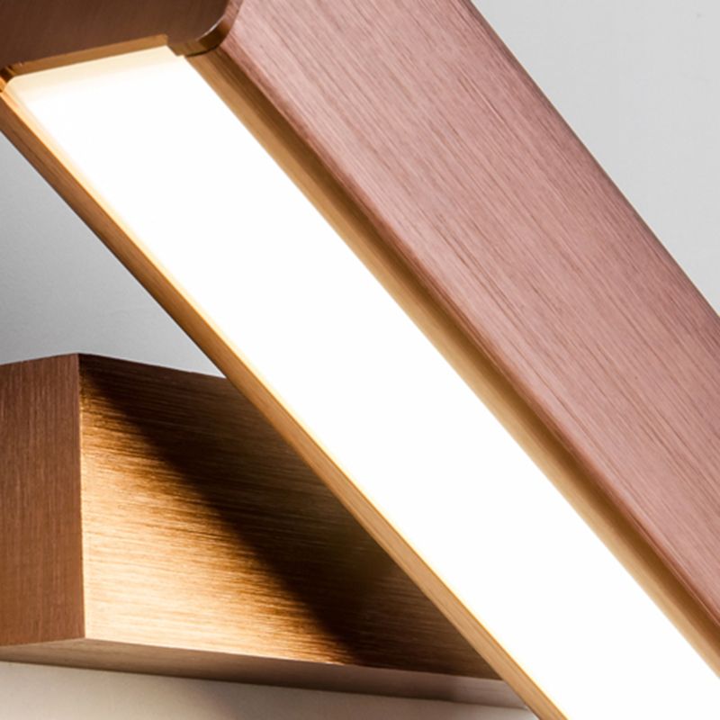 Square Shape Metal Wall Light Modern 1-Light Wall Mounted Light Fixture