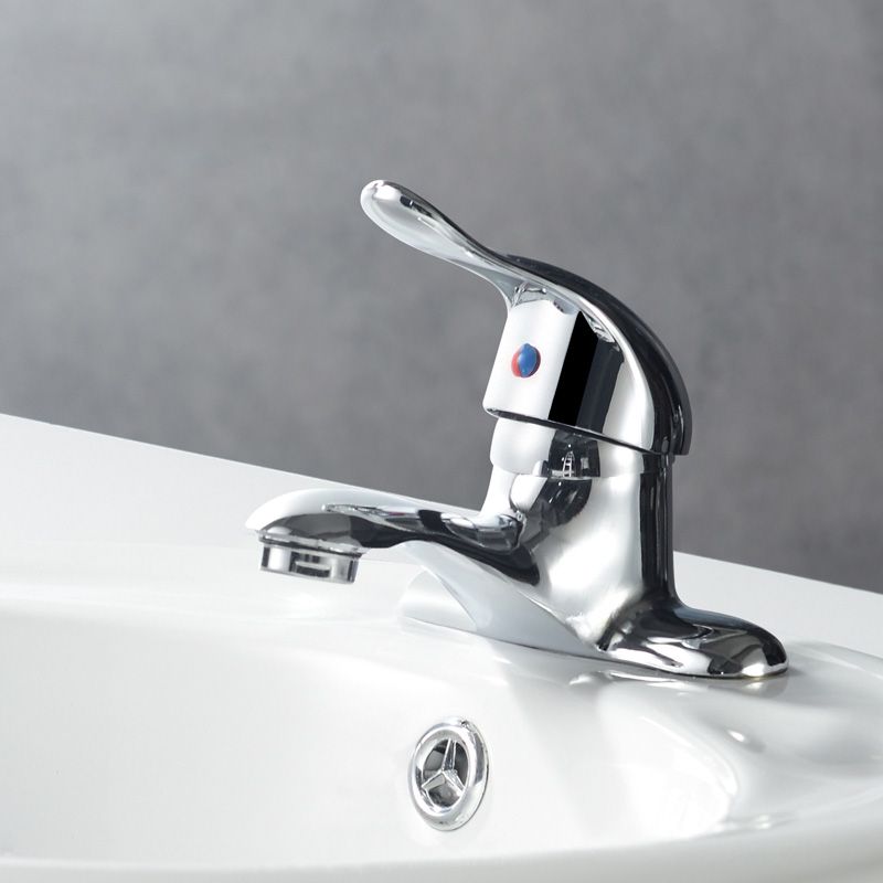 Vessel Sink Bathroom Faucet 2 Hole Faucets Chrome Lever Handle