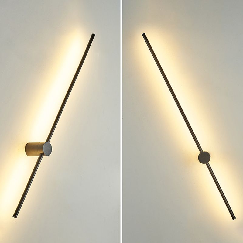 Minimalistische strip Shady Wall SCONCE Moderne stijl metalen wandverlichting voor woonkamer