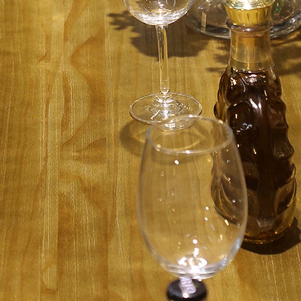 Indoor Industrial Patio Bar Table Rectangle Trestle Bar/Dinette Table in Natural