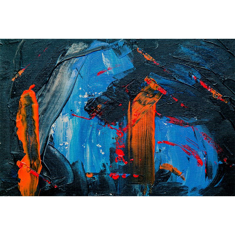 Oil Painting Abstract Wall Mural Mildew Resistant Wallpaper for Wall Decor