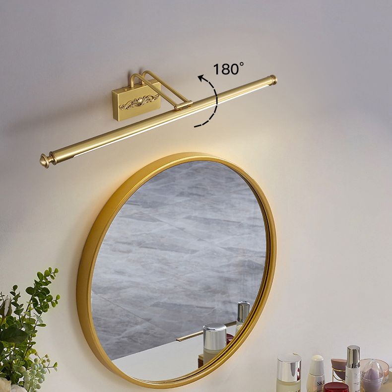 Thin-Line Metal Wall Mounted Lights Modern Wall Lighting Ideas for Bathroom
