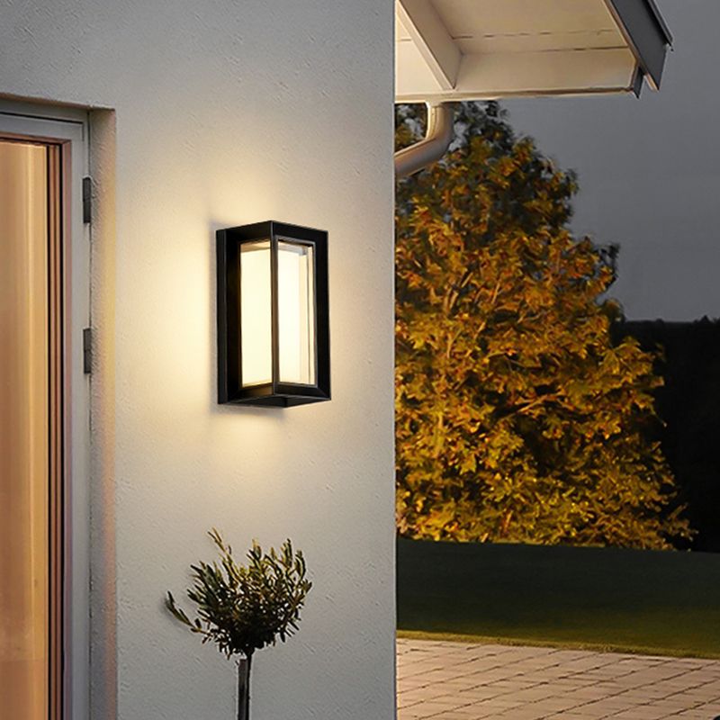 2 dimensioni per la lampada moderna opzionale per illuminazione calda/bianca esterna