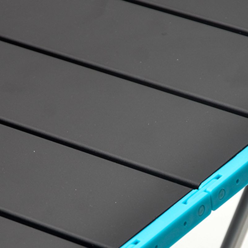 Rectangle Metal Camping Table Rustic Folding Table for Outdoor