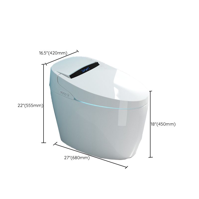 Modern White Flush Toilet Floor Mount Urine Toilet for Washroom