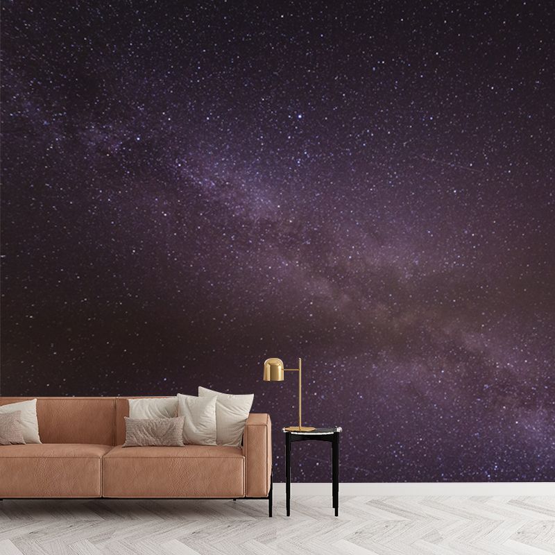 Modern Milky Way Stars Mural Asteroid Modern Waterproofing Wall Art for Home Gallery