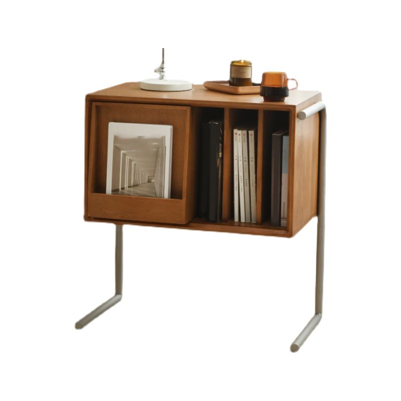 Modern Closed Back Standard Bookshelf Wooden Bookcase with Shelves