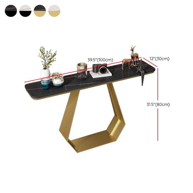 Rectangle Glam Console Accent Table Antique Finish Console Sofa Table
