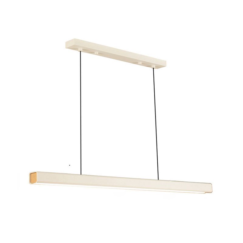 Luces de lámparas de araña de isla LED moderna Oficina de iluminación de islas lineales de minimalismo