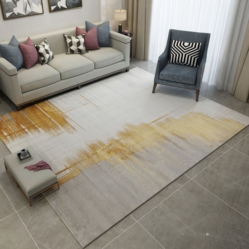 Modern Carpet Abstract Pattern Area Rug Stain Resistant Rug for Sitting Room