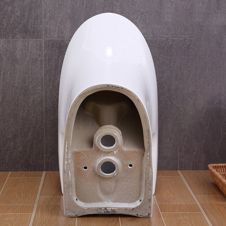 Traditional All-In-One Toilet Bowl Floor Mounted Urine Toilet with Seat for Bathroom