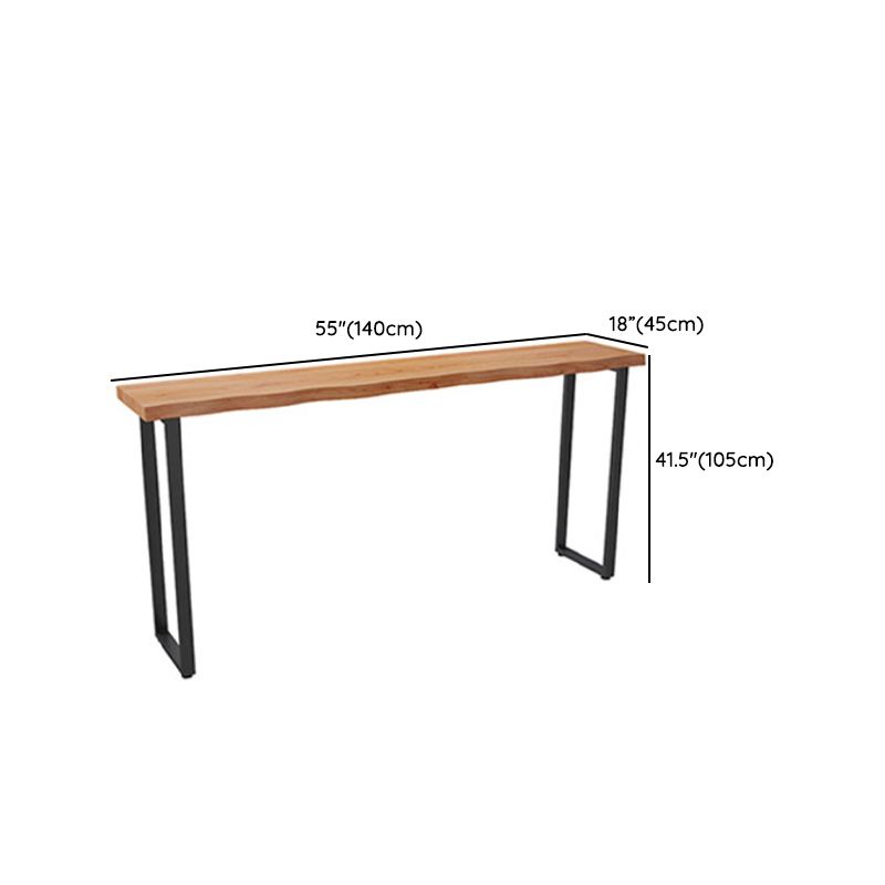 Industrial 1/2/6 Pieces Bar Table Set Wood Counter Table with High Stools