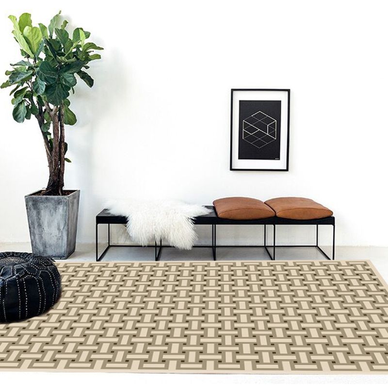 Modern Harlequin Pattern Carpet Polyester Rug Stain Resistant Area Carpet for Home Decoration