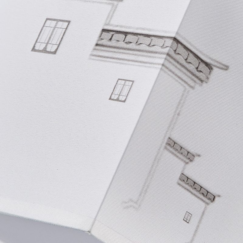 Luminaire encastré en tissu multi-lumières, luminaire de montage encastré de simplicité de Style chinois