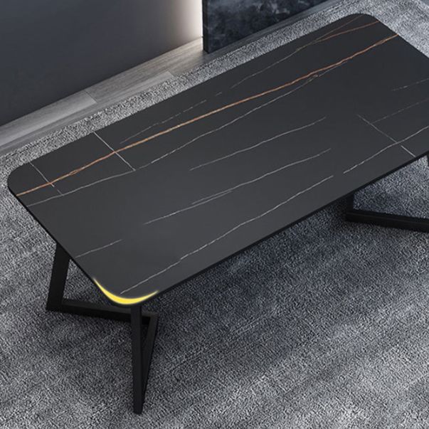 1/5/7 Pieces Dining Set Contemporary Rectangle Sintered Stone Table Set