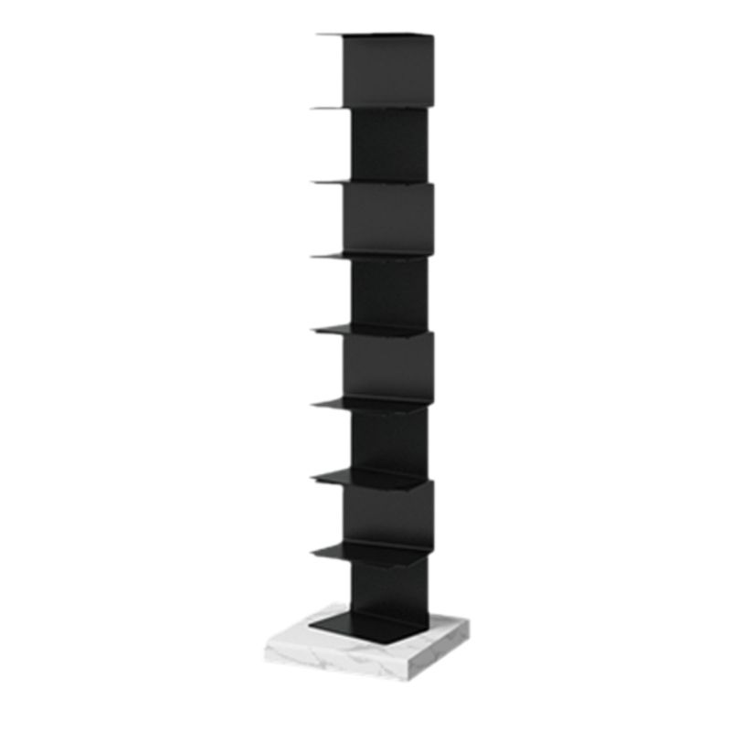 Modern Style Vertical Bookshelf Stainless Steel Shelf Bookcase for Home