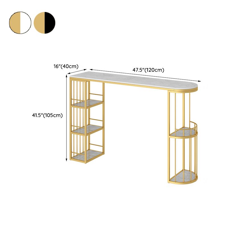 Contemporary Stone Bar Table Set 1/3 Pieces Bar table with Upholstered Stools for Indoor