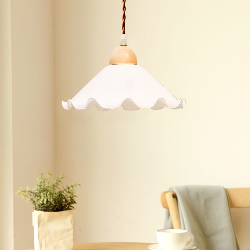 Schüsselform hängend Beleuchtung Industrial Style Glass 1 hängende Lampe für Veranda