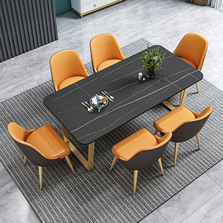 Nordic 1/2/5/7 Pieces Dining Set Sintered Stone Dining Table with Chairs