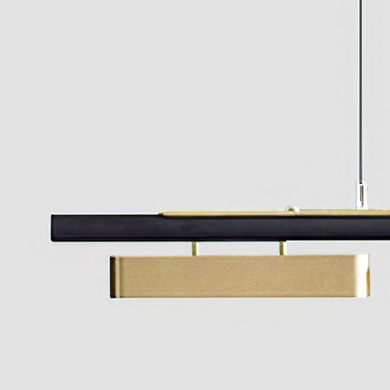 Éclairage de l'île contemporaine LIGNELLE LIGNIFICATION LEUR LEUR LEUR