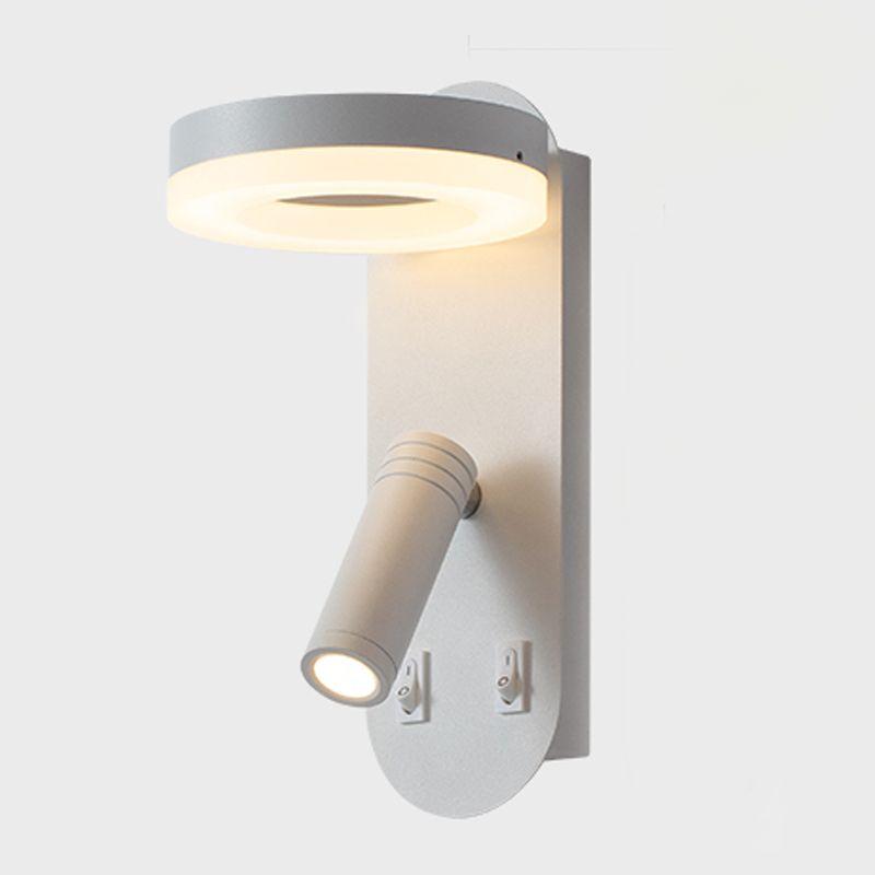 2 lichten Geometrische leeswand Licht Moderne stijl Metalen wandmontage Lichtmontage