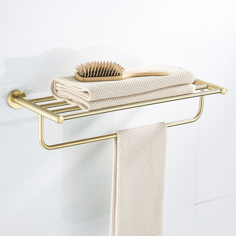 Traditional Brushed Brass Bathroom Accessory As Individual Or As a Set in Metal