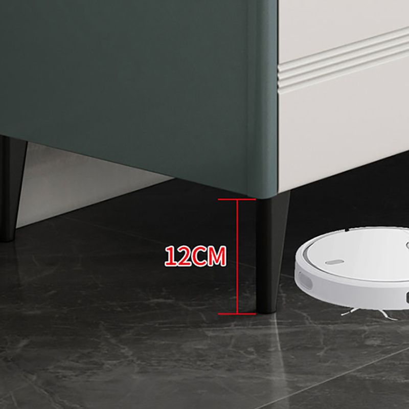 Modern Marble Double Dresser Horizontal Storage Chest for Bedroom