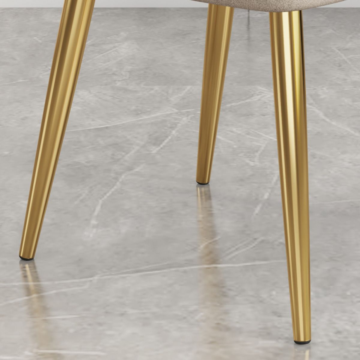 Fabric Dining Side Chair Modern Parsons Armless Chair for Dining Room