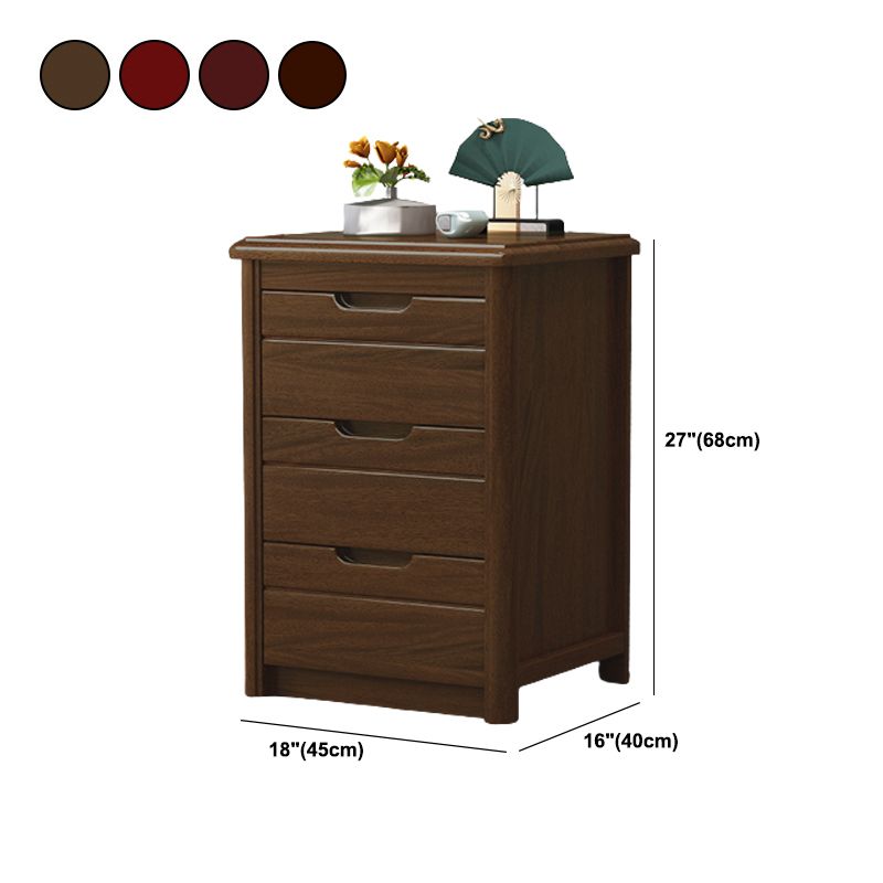 Traditional Solid Wood Lingerie Chest Soft-Close Drawers Bedroom Storage Chest